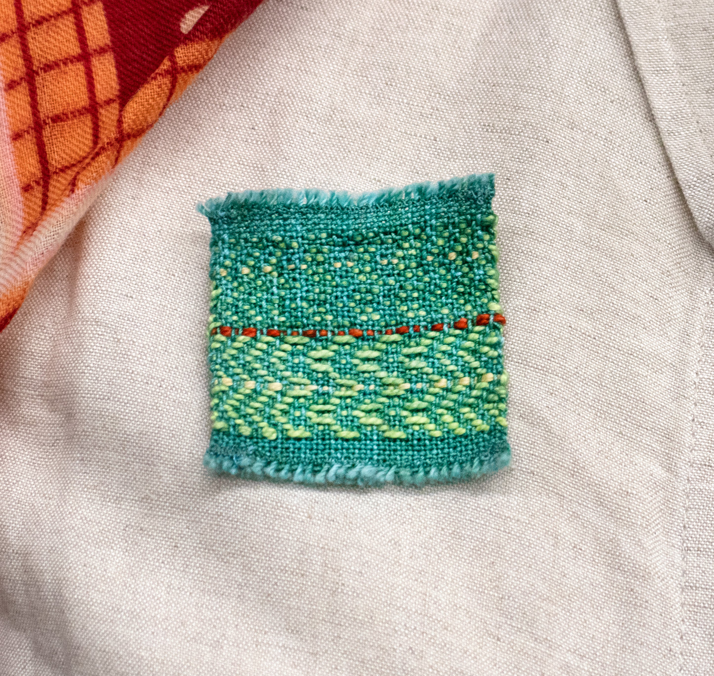Fiberphile Badge - Candy Apple